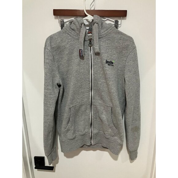 The Superdry Orange Label Co. Women's Full Zip Hoodie, Gray, Small - Picture 1 of 5